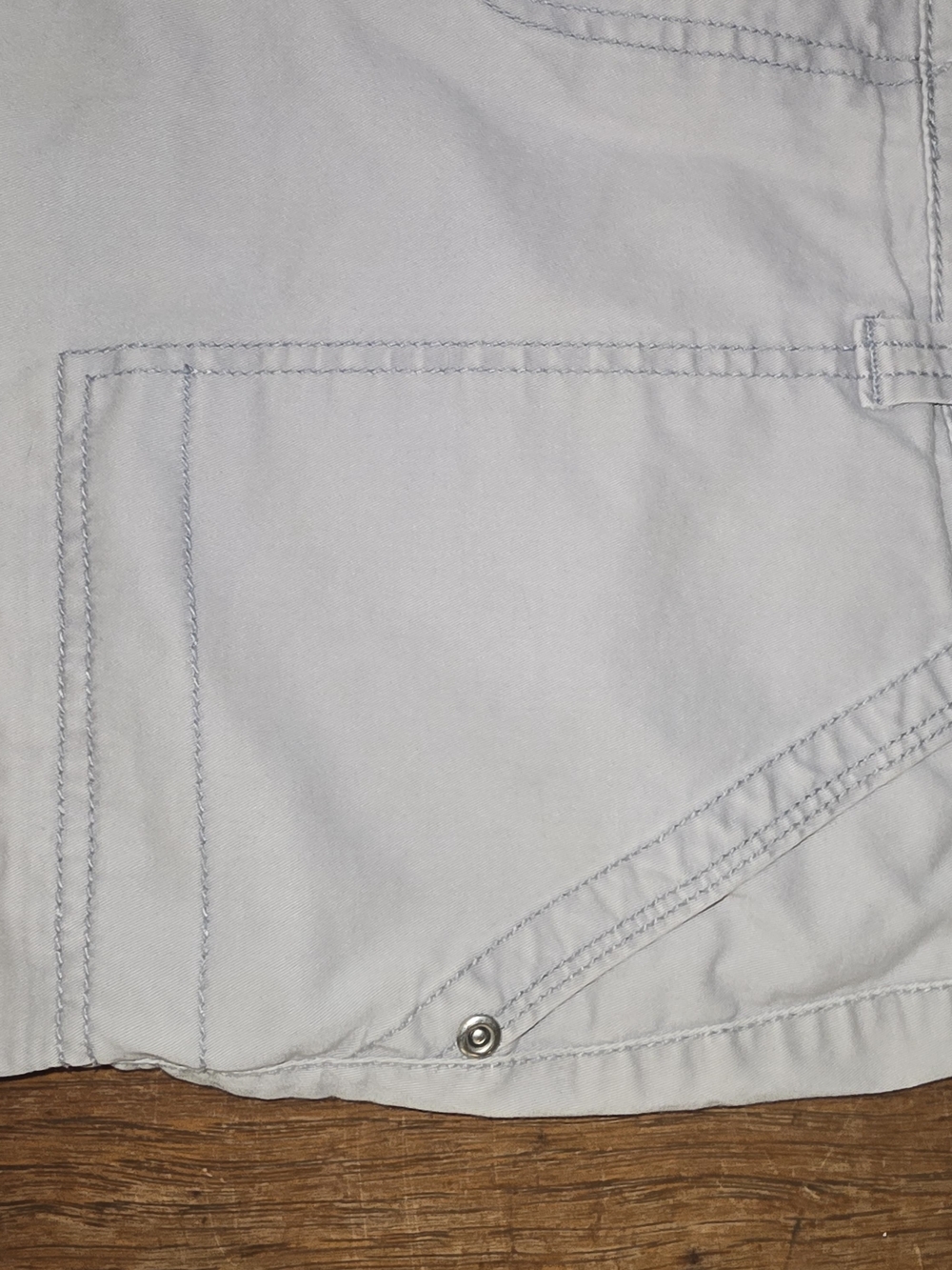 Women's Faded Glory Straight Leg Pants in Light Gray - Picture 3 of 4